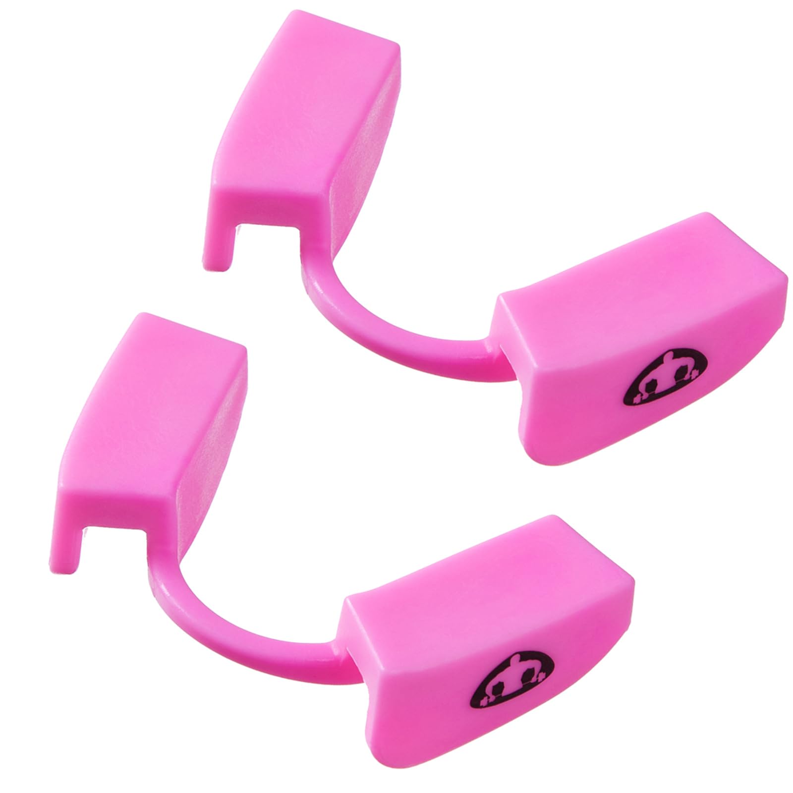 Powerlifting Mouth Guard, Sports Mouthguard for Fitness,Weight-Lifting Mouthpiece for All Strength Training Sports -Low Jaw (2 Pack Pink)