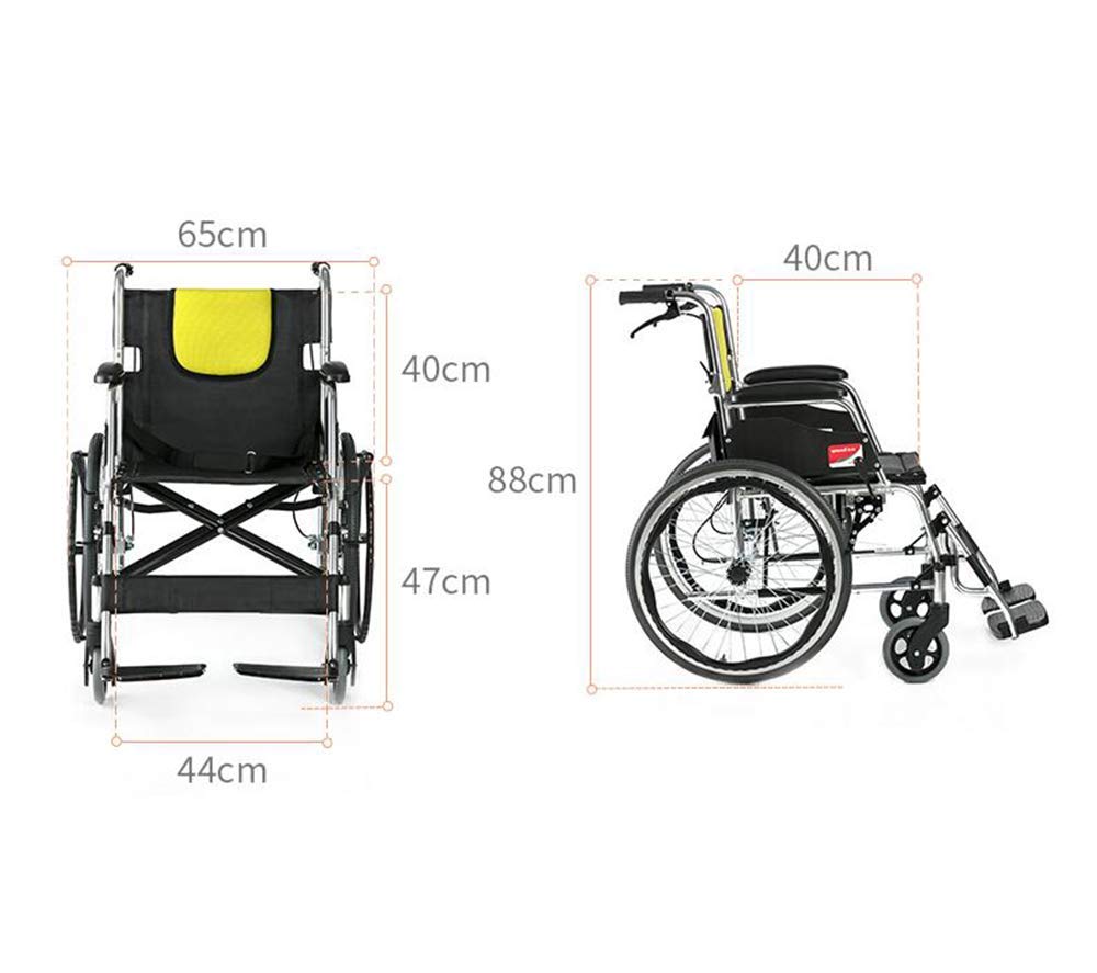 Wózek inwalidzki 12,5 kg Składany wózek inwalidzki Ergonomiczny Zaawansowany Wygodny tył Wygodne nogi 100 kg Łożysko 44*40cm Szerokość siedziska