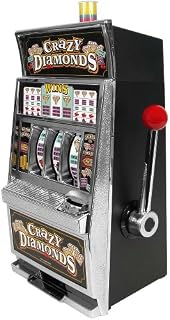 Trademark Global Crazy Diamonds Slot Machine Bank