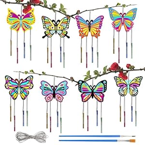 Booaee FL Zestaw Wiatraczków Motyle 8 sztuk