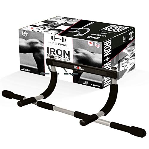 ACTIVEFITPRO Heavy Duty Chin up and Pull up bar for Doorway Pull ups Fitness Equipment Wall Mounted Pull-up Bars for Strength and Training and Home Workout for Man and Women (Black 2)