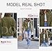 Dokotoo 2025 Fashion Women's Casual Shacket Jacket Warm Autumn Winter Clothing for Women comfy Sherpa Lined Corduroy Coat Button Down Long sleeve Open Front Daily Loose Boyfriend Outwear Green M