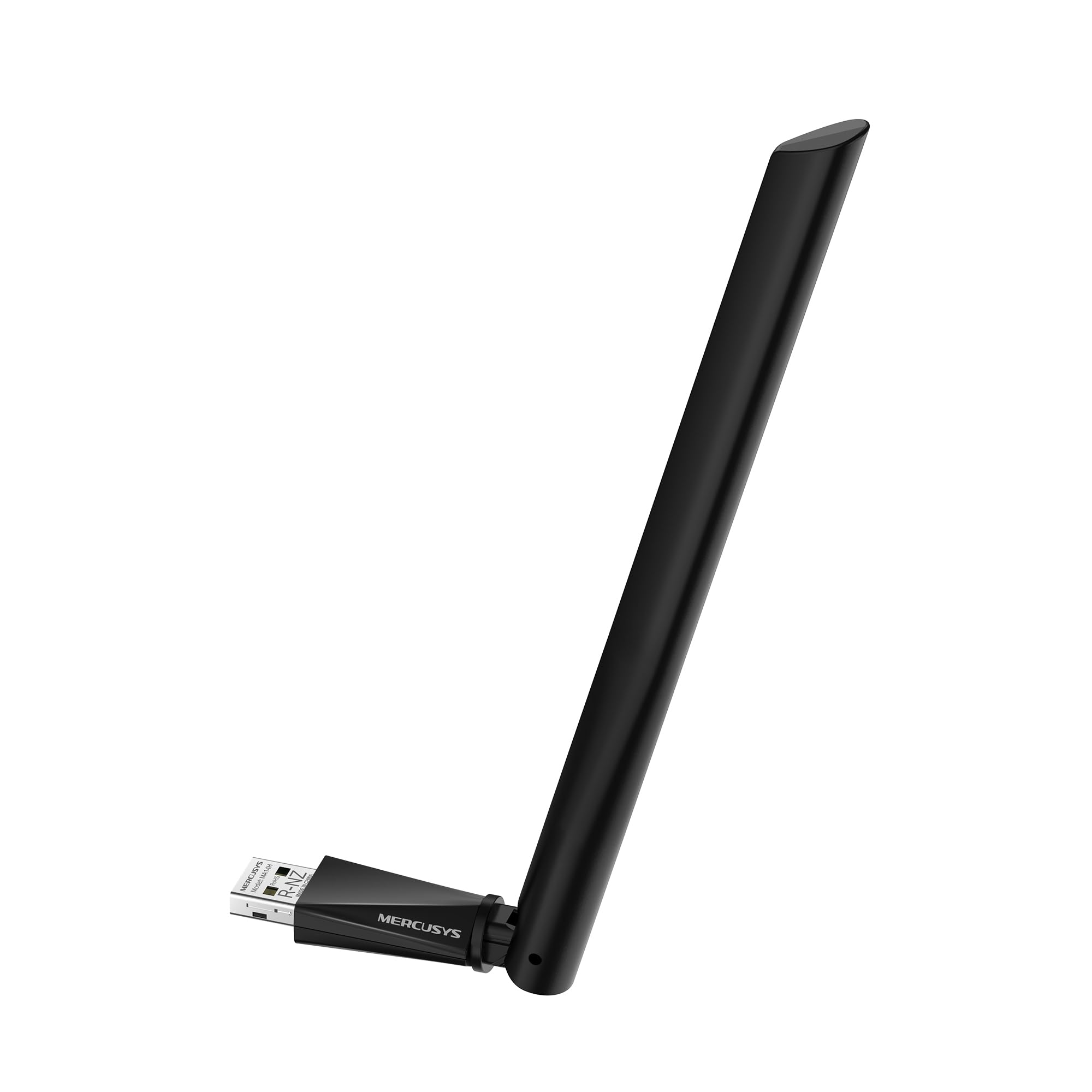 Mercusys TP-Link MA14H Chiavetta WiFi 6 AX300Mbps, WiFi USB per PC Fisso, Antenna ad Alto Guadagno, 2.4GHz/287Mbps, USB 2.0, WPA/WPA2, Supporta Windows 11/10/7 & Linux, Plug&Play