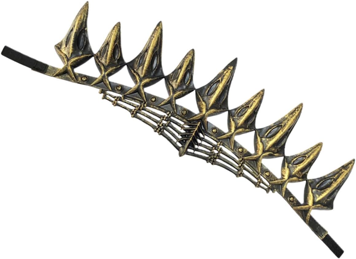 LIFKOME Gothic Crowns for Men Unique Decorative Headpiece for Cosplay and Carnival Parties Lightweight and Comfortable for Halloween Events and Dance Costumes