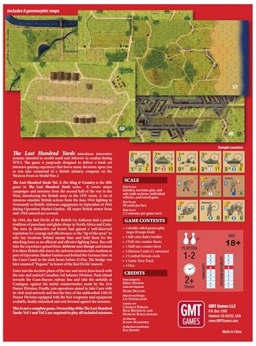 GMT Games The Last Hundred Yards Vol. 5: for King & Country, Expansion Board Game for Adults Ages 18+ miniatura 2