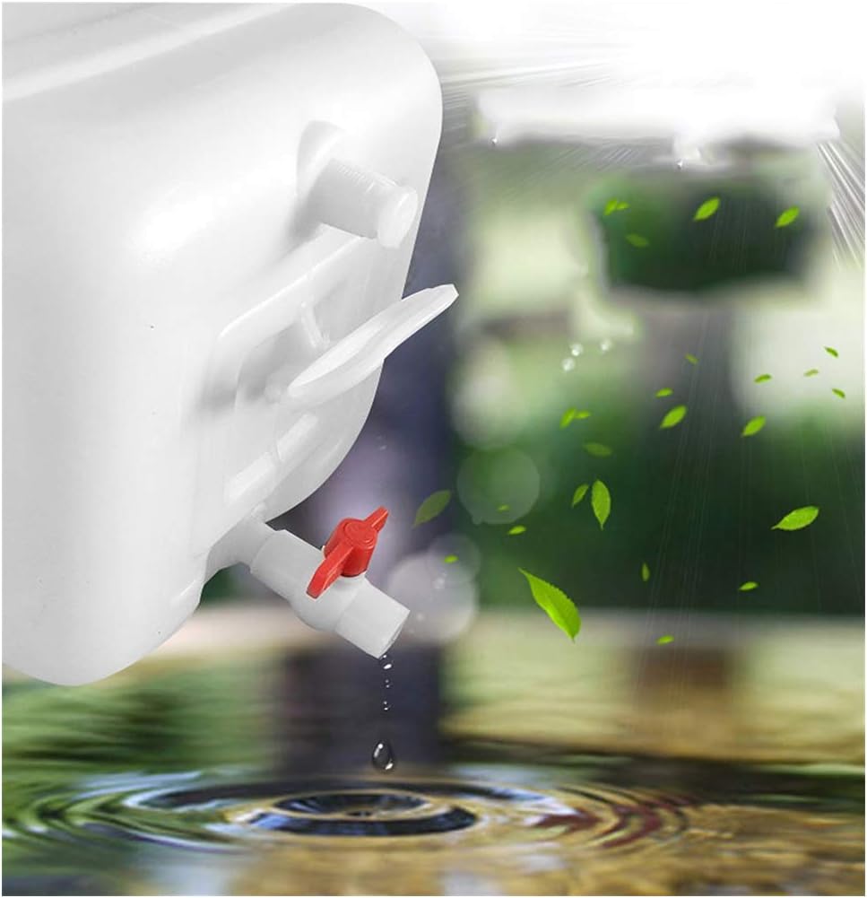 Water Tank Thicken 200L Water Tank，White Plastic Bucket，Food-Grade Rectangular Thickened Water Tower with Faucet for Household Water Storage，Outdoor Travel Camping Water Tank