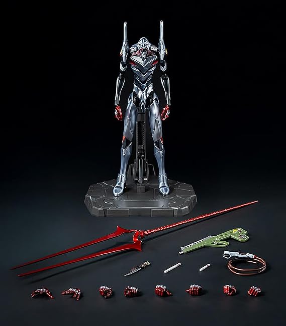 Threezero Robot Evangelion New Movie Version Evangelion No. 4, Non-scale, ABS & PVC & POM & Zinc Alloy, Pre-painted Action Figure