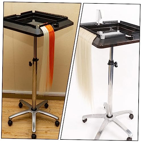 Chariot support perruques hauteur réglable pour barbiers et salons - 6