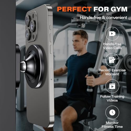 A2C Alloy Magnetic Phone Holder Mount for Gym, High-End Workout Accessories - image 6