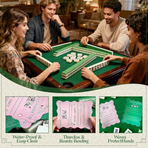 4 Piezas Mezcladores manuales para fichas Mahjong miniatura 6