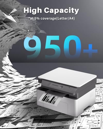 INK4U 142A Mit Chip Tonerkartusche Kompatibel mit HP 142A W1420A 142X w1420X Toner Kompatibel für HP LaserJet MFP M140w M110w M110 M140w M139w Drucker (142A Schwarz)