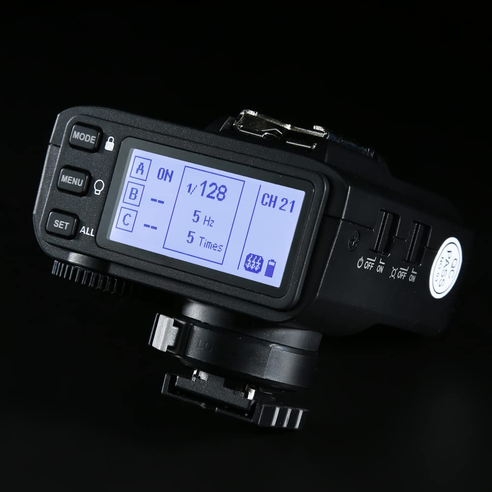 Godox X2T-S TTL Wireless Flash Trigger 2,4 G Connessione Bluetooth Trasmettitore HSS 1/8000s 5 Tasti di Gruppo Separati e 3 Tasti Funzione per Fotocamera Sony