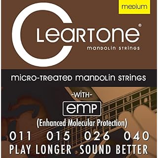cleartone Cordes pour mandoline Bronze phosphoreux M - Les Beatles, Paul McCartney, John Lennon, RIngo Starr, George Harrison