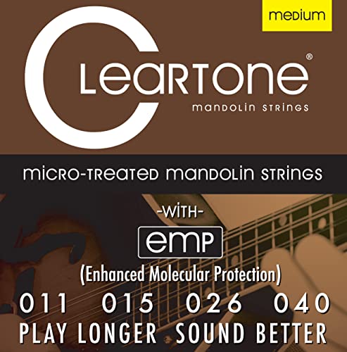 cleartone Cordes pour mandoline Bronze phosphoreux M - Les Beatles, Paul McCartney, John Lennon, RIngo Starr, George Harrison cleartone Cordes pour mandoline Bronze phosphoreux M
