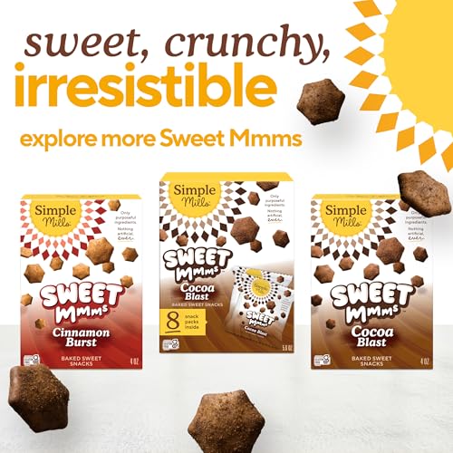 Simple Mills Sweet Mmms Cocoa Blast Baked Sweet Snacks, 1pk, 4oz - image 8