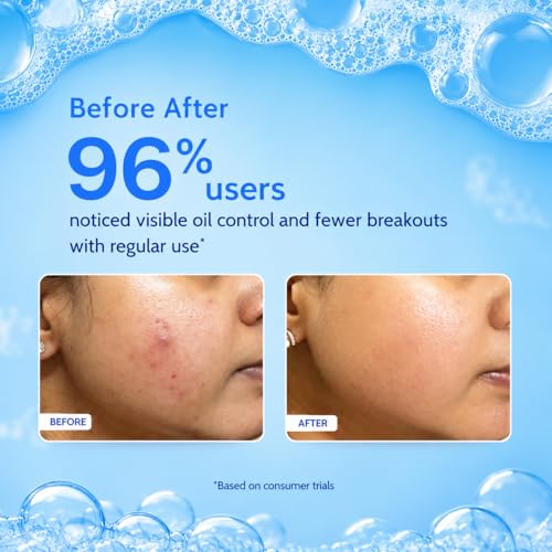 Image of Deep Cleansing Hydrating Face Wash for Oily, Acne-Prone & Dull Skin | 2% Salicylic Acid, 6% Niacinamide, Hyaluronic Acid & Vitamin C | Oil Control, Brightening & Pore Cleansing Face Cleanser for Men & Women | 100 ml