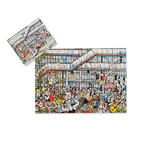 Image of George Pompidou Centre: Paris - 150 Pieces Jigsaw Puzzle by Mario Miranda - Jigsaw Nation