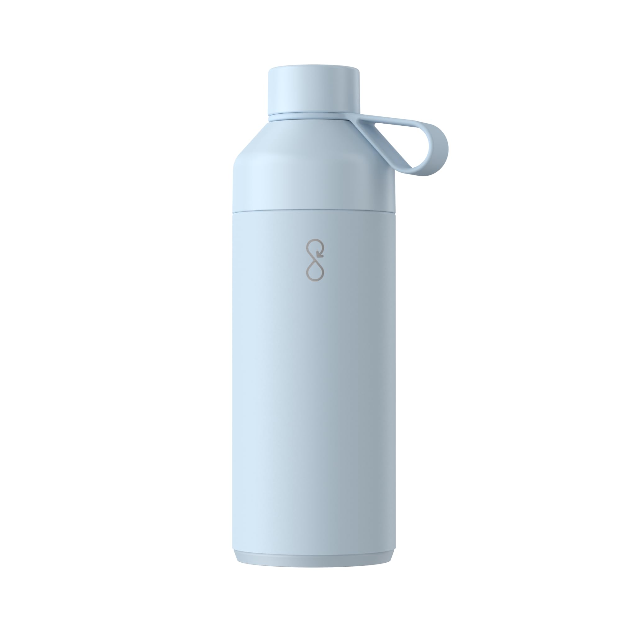 Ocean Bottle Big 1l | Stainless Steel Water Bottle | Reusable & Sustainable | Keeps Drinks Cold & Hot | Eco Friendly Gift (Ice Blue)