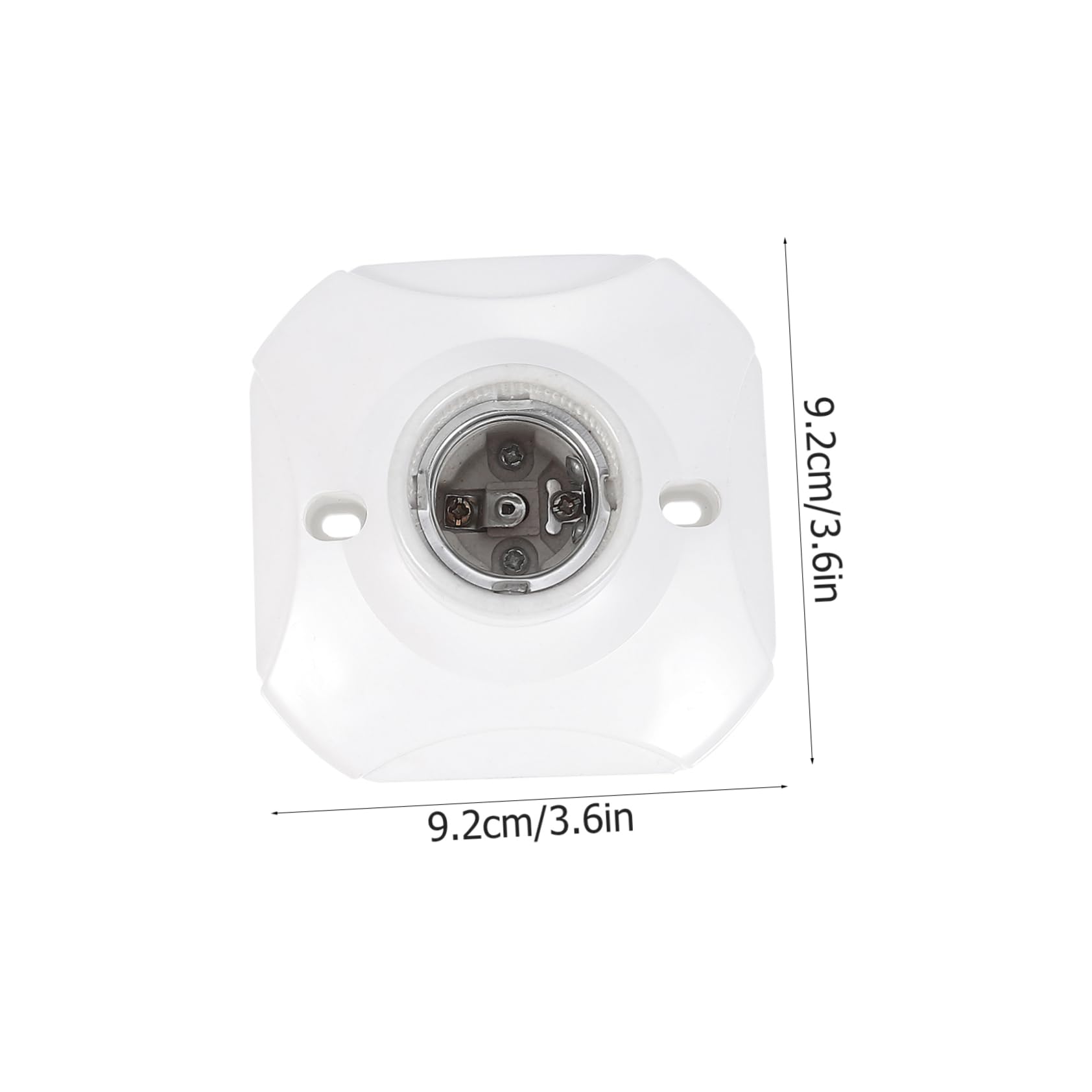 VILLCASE 24 pièces Douilles Lampes Céramique Résistantes Au Feu Supports Dampoule pour Usage