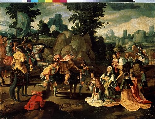 David et Abigaïl Lucas Van Leyden affiche art décoration murale 60x90
