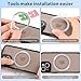 Amzpas Magnetic Wireless Charging Rings for Magsafe, Magsafe Sticker, for iPhone 16/15/14/13 Series,Samsung Galaxy,Google Pixel Series Case -Ultra-Thin(0.4mm)