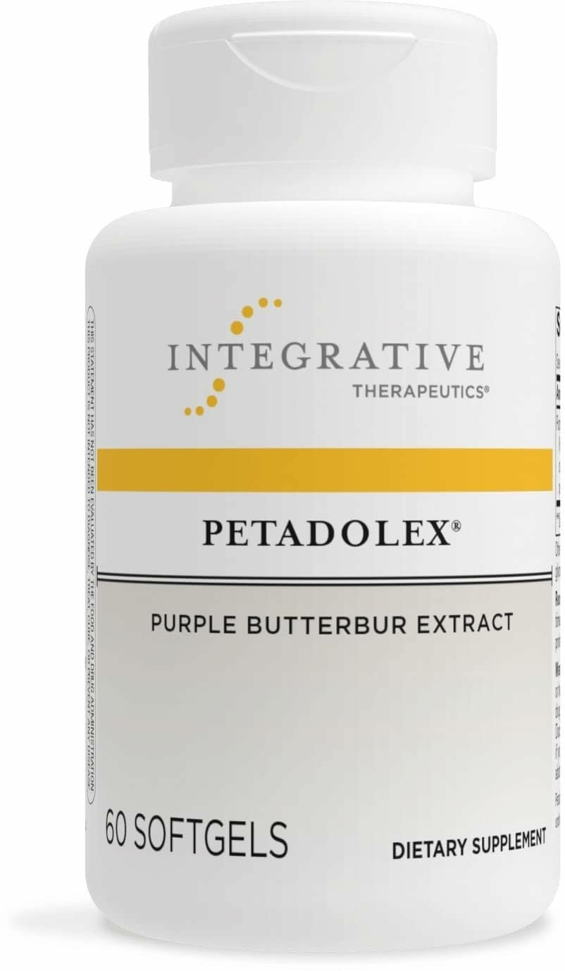 Integrative Therapeutics Petadolex, Butterbur Supplement, 60 Softgels Standard Packaging