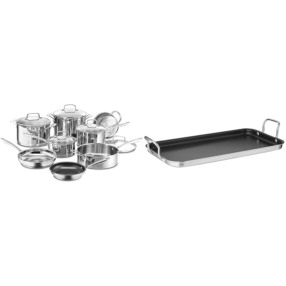 89-13 13-Piece Cookware Set Professional-Series by Cuisinart – 13-Piece, Aluminum, Stainless Steel