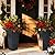 Autodaya 28" Large Tall Planters for Outdoor Plants, Set of 2 V-Shaped Planter Box with Black Terrazzo Look, Durable and Weather Resistant, Ideal or Garden, Patio, Porch or Home use.