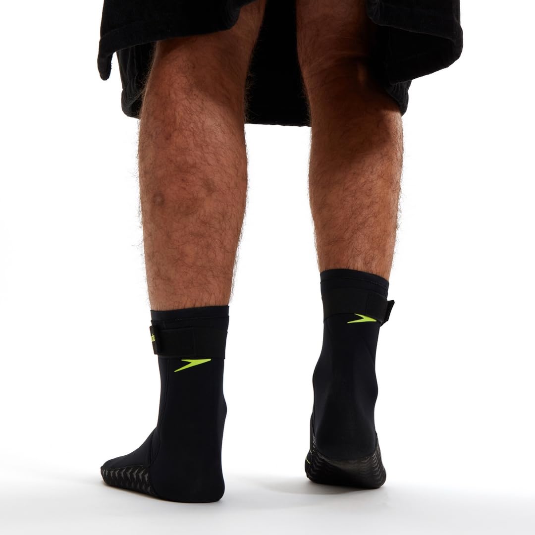 Speedo Adult Swim Socks Black/Yellow Calzini per nuoto Unisex - Adulto (Pacco da 1)