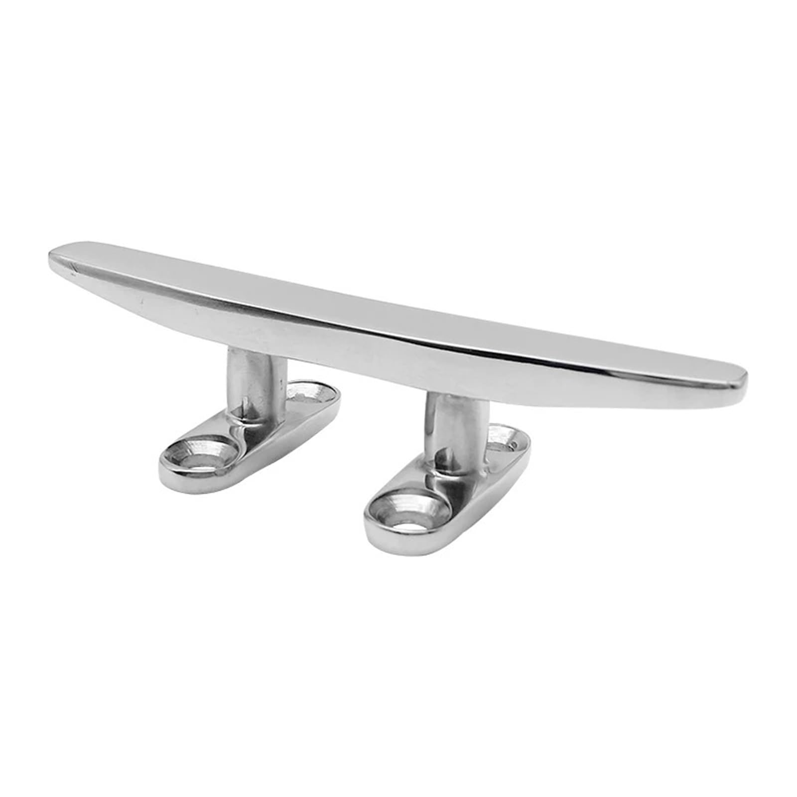 Mooring Cleats for Boats 316 Stainless Steel Dock Deck Flat Top Base Cleat Mirror Polished Boat Accessories