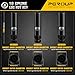 10 Spline Lug Nut Key, Lug Nut Socket Set For 3-Piece Pack Wheel Lock Removal Kit, Lug Nut Removal Tool Of TA20-17/19, TA20-19/21，TA23-21/22, Cr-V Steel, Wheel Replacement Key To Double-Hex Heads