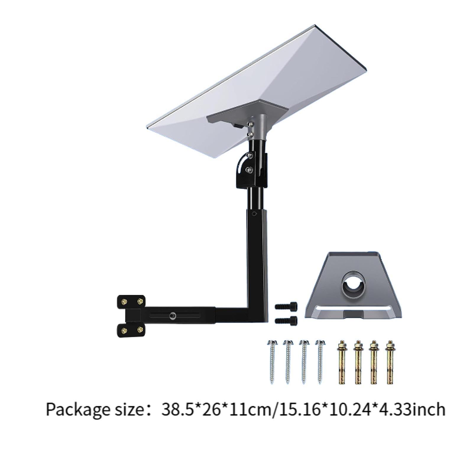 Qianly Kit di Montaggio a Parete, con Viti, Professionale, Robusto, con Braccio Telescopico, Supporti a Parete Regolabili per Parabole