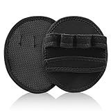 Fitness Grips Pads Almohadillas de agarre, agarres de elevación transpirables, guantes de entrenamiento for gimnasio, levantamiento de pesas, protector de palma de cuero, guantes de Fitness for levant
