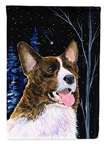 Drapeau corgi nuit étoilée pour remplacer les décorations ternes de votre entrée - 2