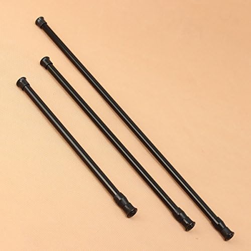 Bluelover Extendable Adjustable Spring Tension Window Curtain Rod Pole Telescopic Pole Shower Curtain Rod -30-50cm