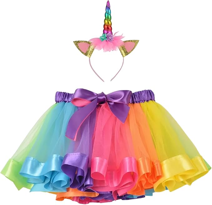 Fantasia Unicórnio com Saia de Tule