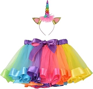 Fantasia Unicórnio Infantil e Adulto, Saia de Tule Colorida com Tiara, Cintura Ajustável até 50cm, Carnaval e Festas