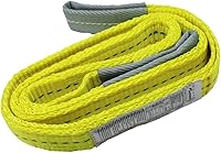 Vista 10 de 2 "x 3' Poly Web Sling Correa de elevación para la construcción 6200lbs Vertical para aparejar movimiento remolque elevación equipo de trabajo