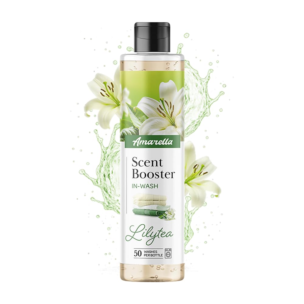 AMARELLA Wäscheparfum Set 6×250 ml - Duftmix Classic Colavera Vanwood Tropicala Floralis Lily Tea - Konzentrat für Textilien, intensiver Wäscheduft, Gesamt 1,5 L (ca. 300 Wäschen)