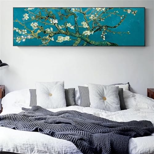 Broderie Diamant Fleur Blanche 5D pour Décoration Murale de Salon
