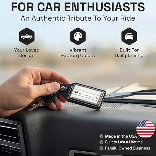 Image of Brotherhood Car Key Chain for Impala - Classic Models Keychain for Men and