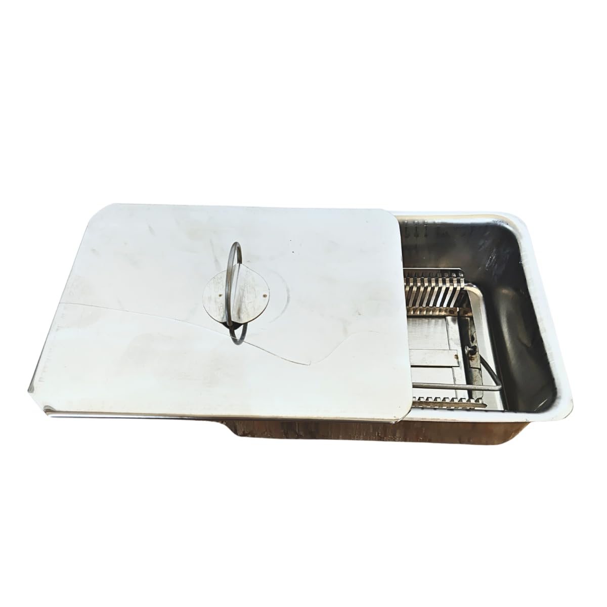 AANIJ® Slide Staining Rack with Tray | Tray for 25 slides staining rack ...