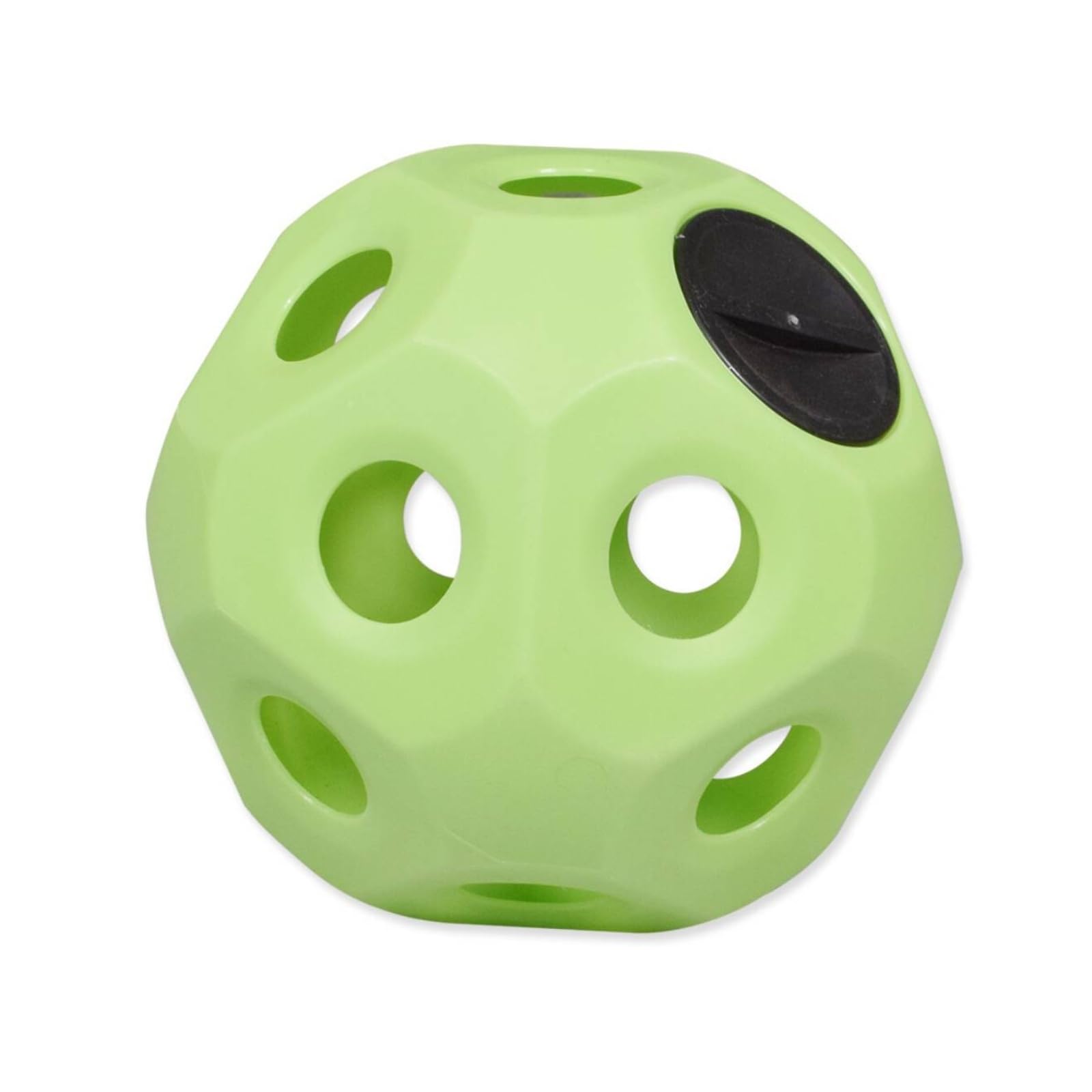 Amagogo Livestock Forage Ball Heuball Futterball Heuspender Futterspender aus Robustem Polyethylen mit Gleichmäßig Verteilten Öffnungen zur Langsamen, Array, Grün