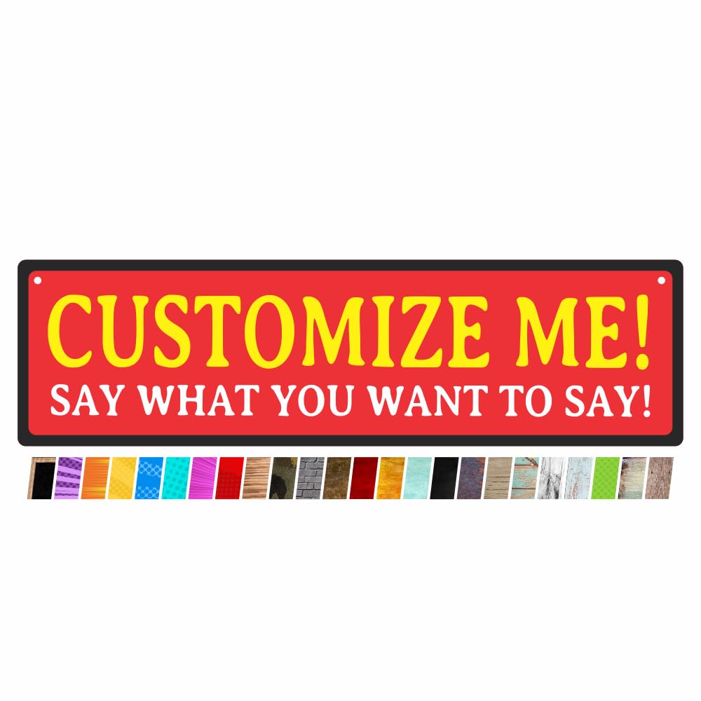 ATX Custom Signs Aluminum Personalized Sign