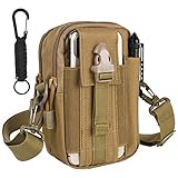 Taktischer Molle-Beutel Aus hochwertigem und robustem 1000 Denier wasserdichtem Oxford-Stoff mit glatten Reißverschlüssen und haltbarer Schnalle, klassischer Design-Flachbeutel, wasserdicht, abriebfest und Leichtgewicht.