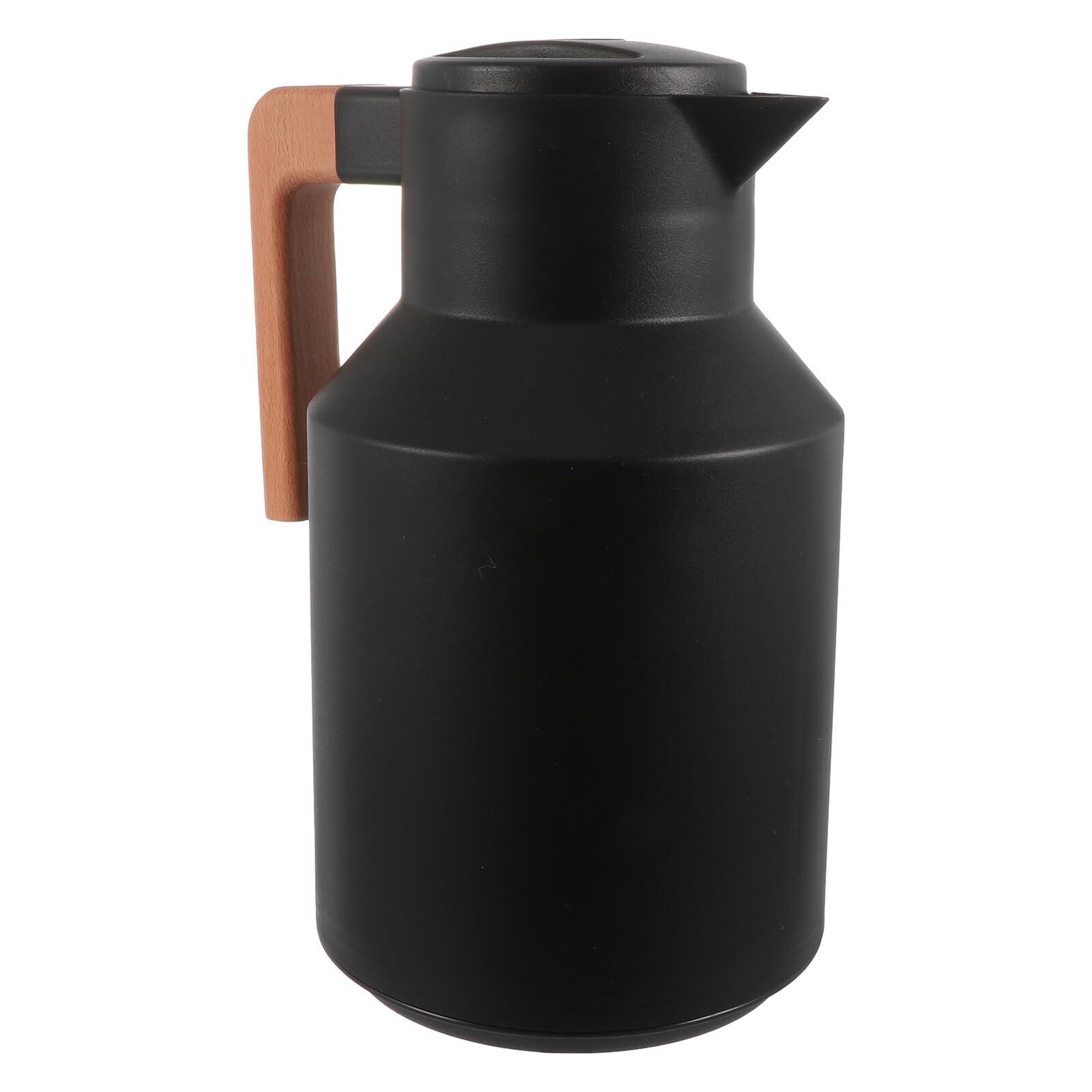 Kettle Térmico Aislamiento Botella de Agua Doméstica para Oficina Camping y Picnic Diseño Sencillo Negro Apto para Líquidos Calientes y Fríos