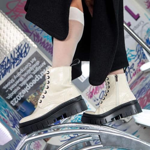 Art Para Mujer. 1195313ZZ003_020 Botines De Piel 1953 Amberes Beige (41), Plano, Cordones, Casual - 9