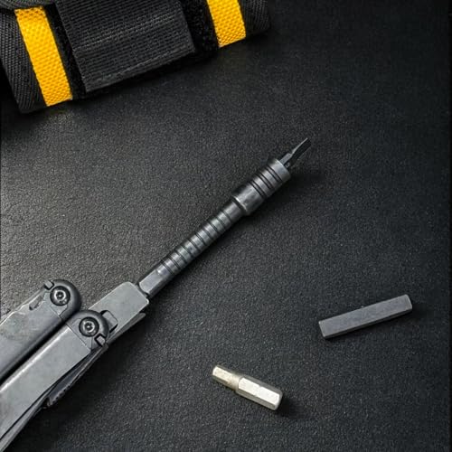 Miniatura 8 de Galvanox Extensor De Destornillador Multiherramienta: Compatible Con Leatherman Skeletool Surge Mut Wave Plus Y Juego De Puntas De Señal, Kit Multiherramienta Accesorio Adicional Negro