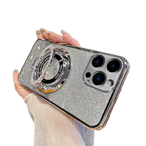 Coque à paillettes iPhone 2025 Air 6,6" antichoc souple avec anneau femmes