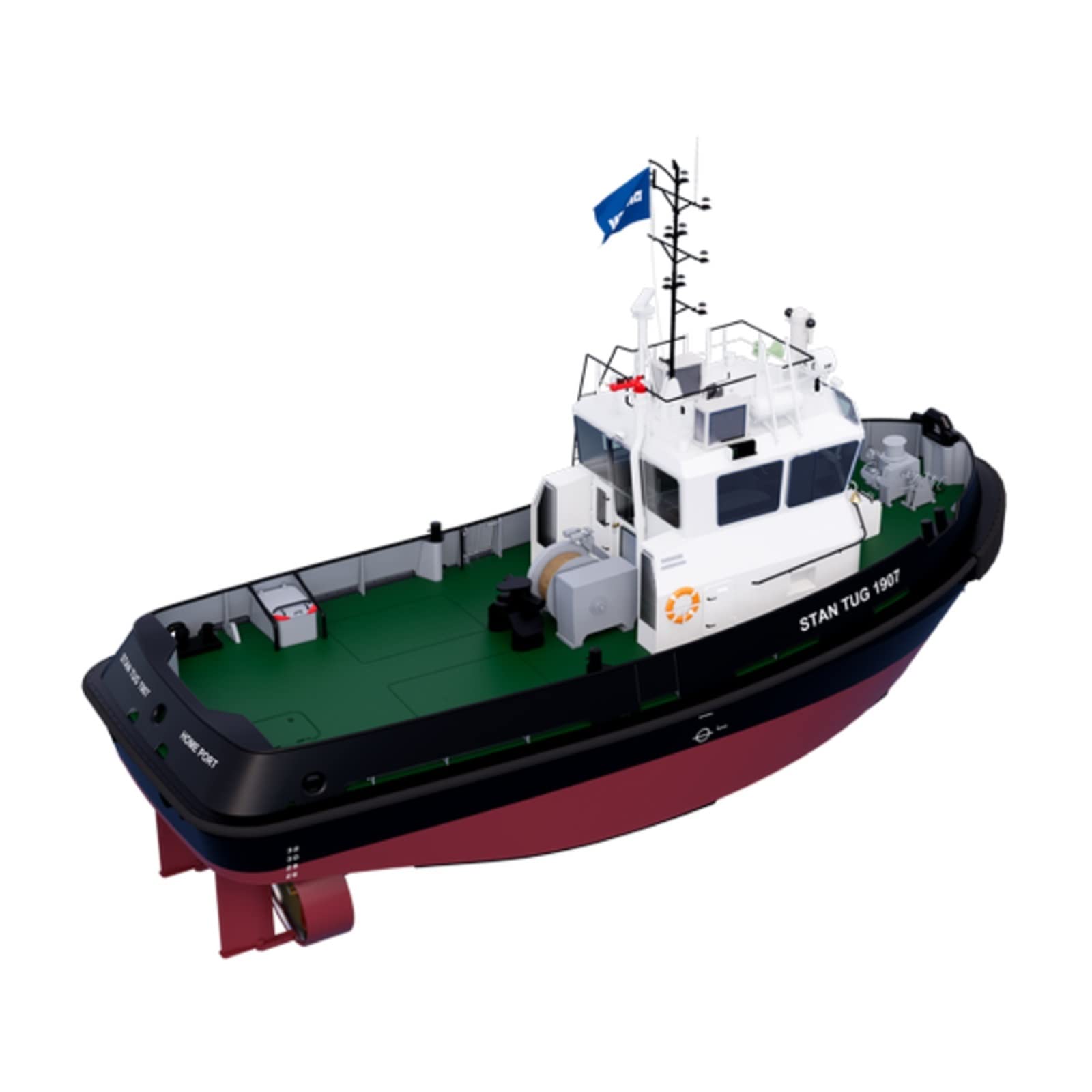 Amazon.co.jp: 1907年タグボートモデル ダーメンシュタイン 船の模型